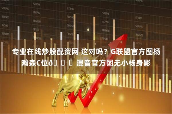 专业在线炒股配资网 这对吗？G联盟官方图杨瀚森C位🙃混音官方图无小杨身影