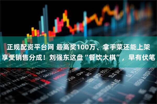正规配资平台网 最高奖100万、拿手菜还能上架享受销售分成！刘强东这盘“餐饮大棋”，早有伏笔